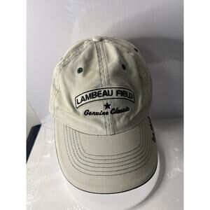 Lambeau Field Home Of Green Bay Packers NFL Adult Hat Strapback Baseball Cap Tan